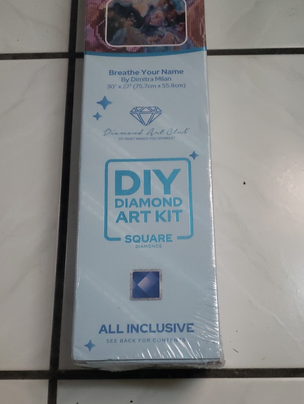 Brand new Sealed DIY Diamond Art Kit - Breathe Your Name